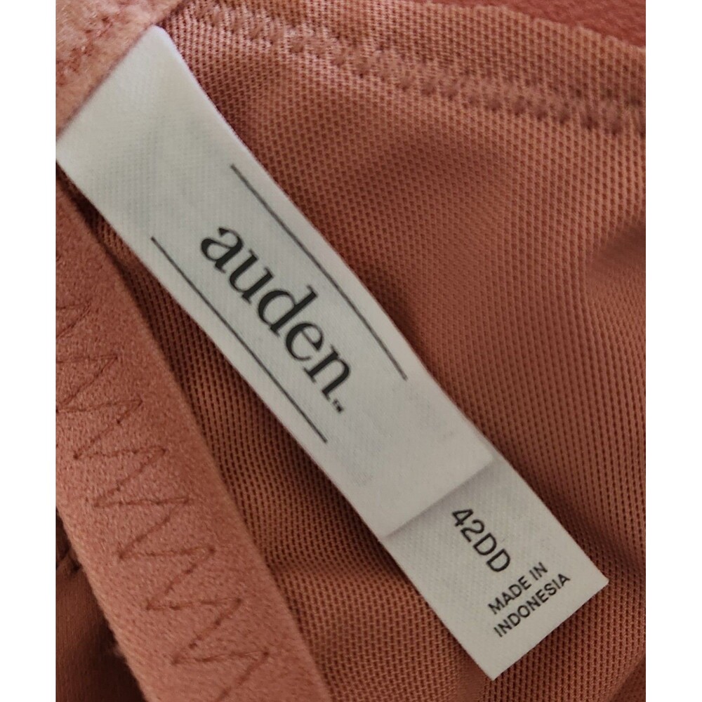 Auden Bra 42DD Peachy Pink Lightly Lined Balconette Coverage Underwire EUC - Picture 8 of 9